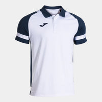Joma Phoenix III Short Sleeve Polo (Junior) - Navy Blue White