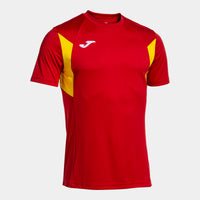 Joma Winner III Short Sleeve T-shirt (Adult) - Red Yellow