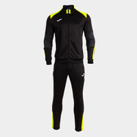 Joma Danubio Tracksuit (Junior) - Fluorescent Yellow Black