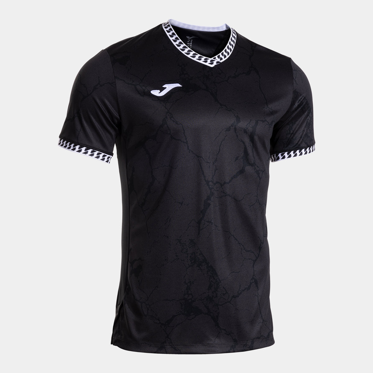 Joma VII Short Sleeve T-shirt (Adult) - Black White