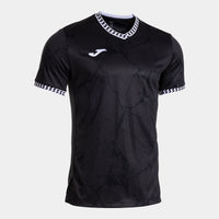 Joma VII Short Sleeve T-shirt (Adult) - Black White
