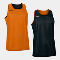 Joma Reversible T-shirt Aro Sleeveless (Junior) - Orange Black