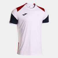 Joma Danubio Short Sleeve T-shirt (Junior) - White Red
