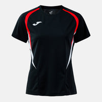 Joma Championship Short Sleeve T-shirt (Adult) - Black Red