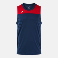 Joma Phoenix III Sleeveless Shirt (Adult) - Dark Navy Red