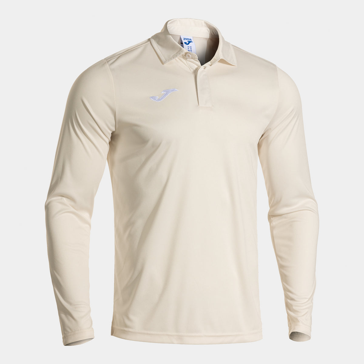 Joma Cricket Long Sleeve Polo (Adult) - White