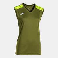 Joma Championship VIII Sleeveless Shirt (Adult) - Fluorescent Yellow Green