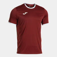 Joma Combi Premium Short Sleeve T-shirt (Junior) - Burgundy White