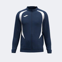 Joma Championship Full Zip Sweatshirt (Adult) - Dark Navy White