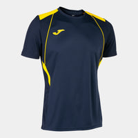 Joma Championship VII Short Sleeve T-shirt (Junior) - Navy Blue Yellow