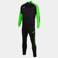 Joma Eco Championship Recycled Sweatsuit (Adult) - Fluorescent Green Black