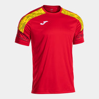 Joma Championship VIII Short Sleeve T-shirt (Adult) - Red Yellow