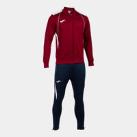 Joma Championship VII Tracksuit (Junior) - Burgundy White