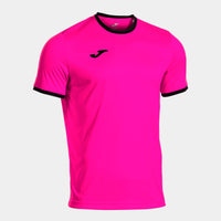 Joma Combi Premium Short Sleeve T-shirt (Adult) - Fluorescent Pink Black