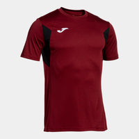 Joma Winner III Short Sleeve T-shirt (Junior) - Burgundy Black